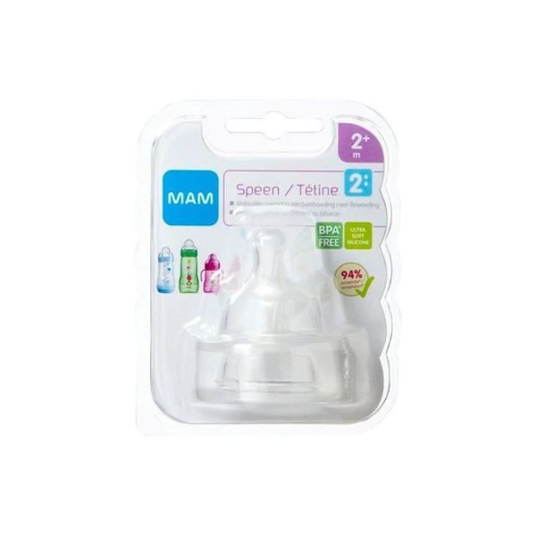 MAM Tétine N° 2 débit lent