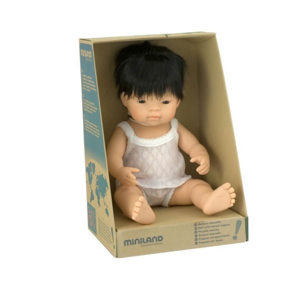 POUPEE ASIATIQUE GARCON 38 CM