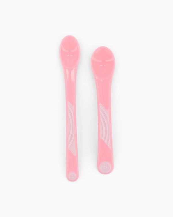 TWISTSHAKE 2x Feeding Spoon set 4+M PINK