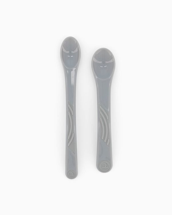 TWISTSHAKE 2x Feeding Spoon set 4+M GREY