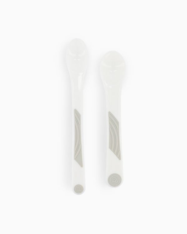 TWISTSHAKE 2x Feeding Spoon set 4+M WHITE