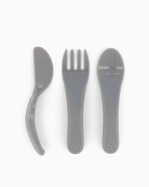 TWISTSHAKE LEARN CUTLERY 6+M Pastel Grey