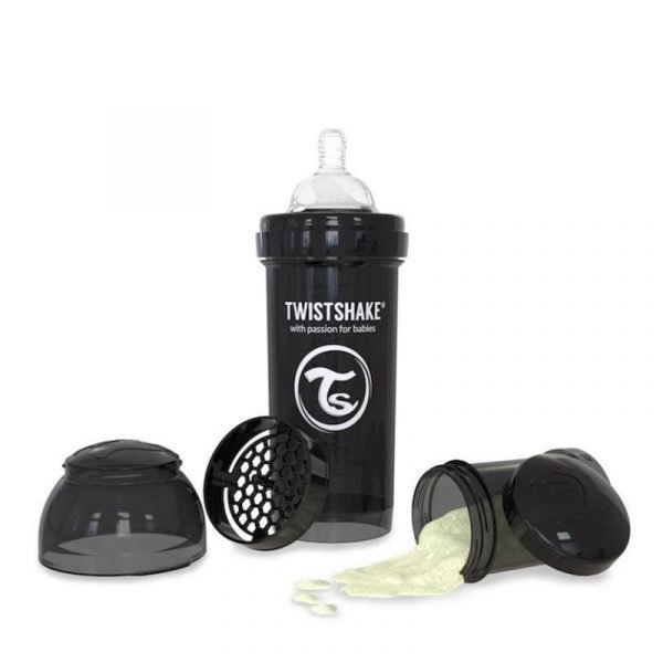 BIBERON ANTI-COLIQUE 260 ML 2 MOIS+BLACK