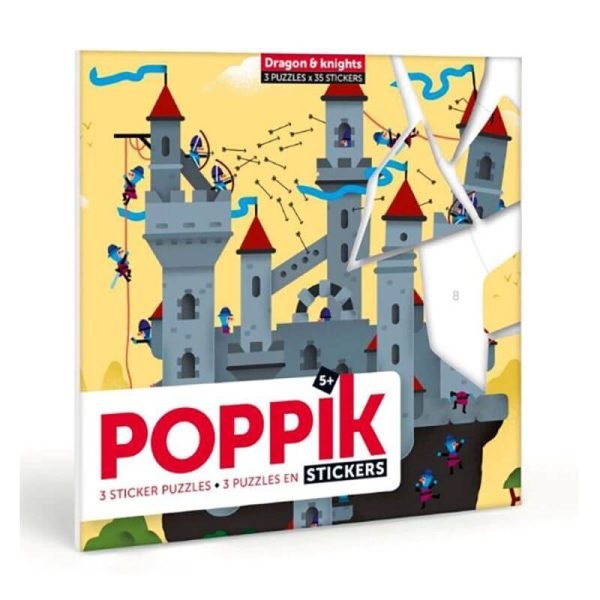 POPPIK PUZZLES STICKERS – DRAGON