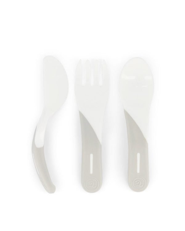 TWISTSHAKE LEARN CUTLERY 6+M Pastel WHITE