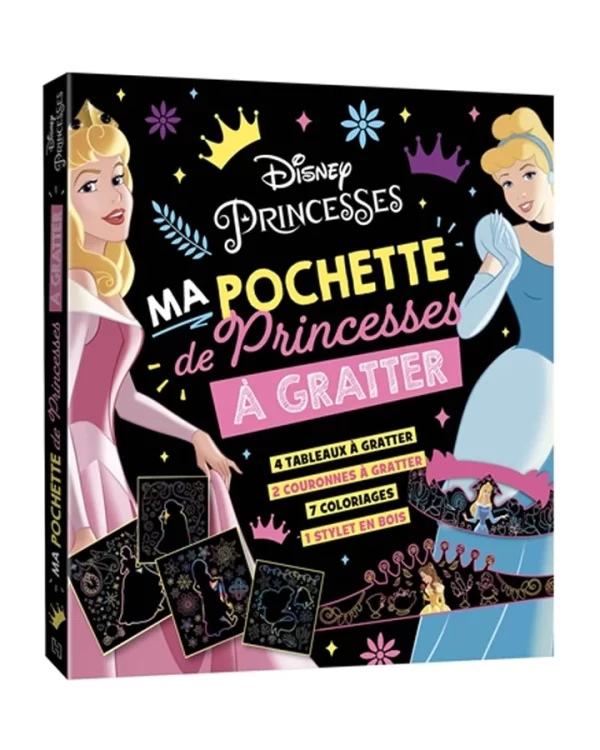 MA POCHETTE DE PRINCESSES A GRATTER