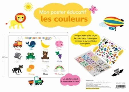 MON POSTER EDUCATIF - LES COULEURS