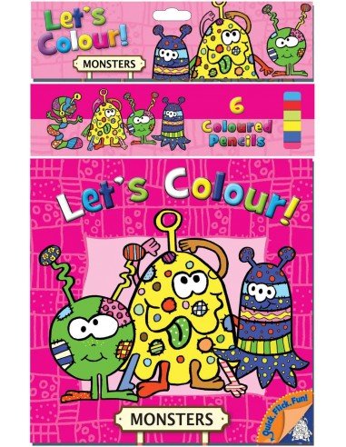 LET'S COLOUR MONSTERS