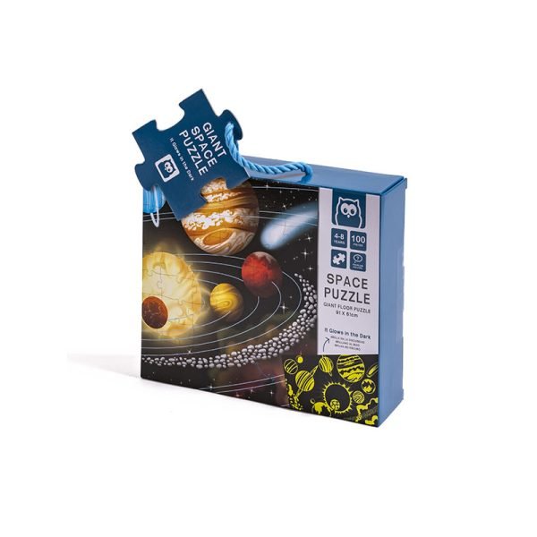 PUZZLE FLUO SPACE 100 PCS