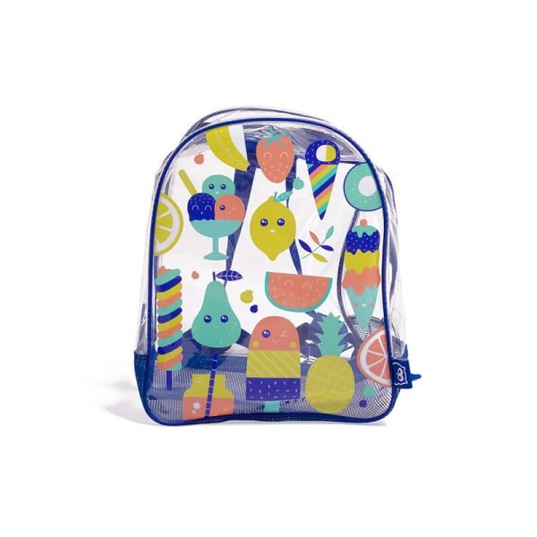 BACKPACK BLUE ORANGE