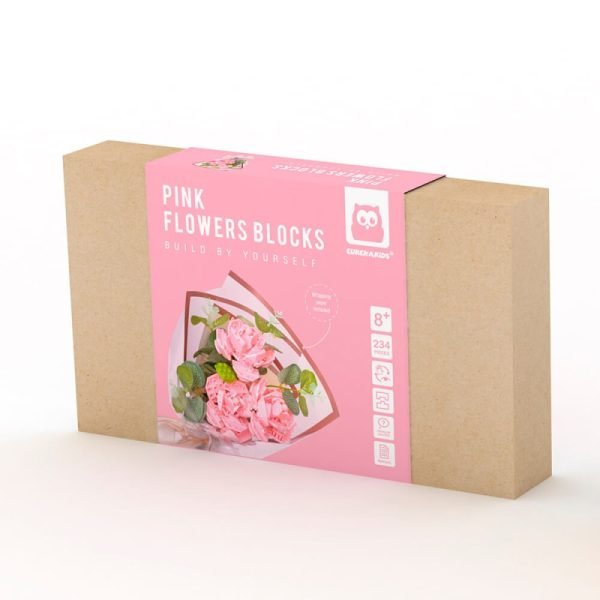 BOUQUET DE FLEURS EN BLOCS A CONSTRUIRE