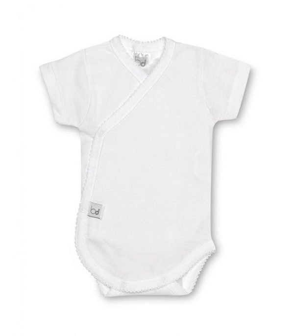 body manches courtes taille 3 mois basic blanc
