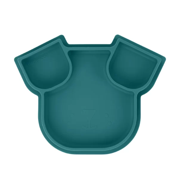 Assiette Compartimentée ISY Plate Chien En Silicone Babymoov