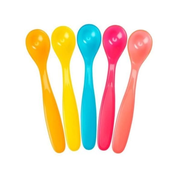 CUILLERES POUR BEBE SOUPLES 2eme AGE x5 badabulle