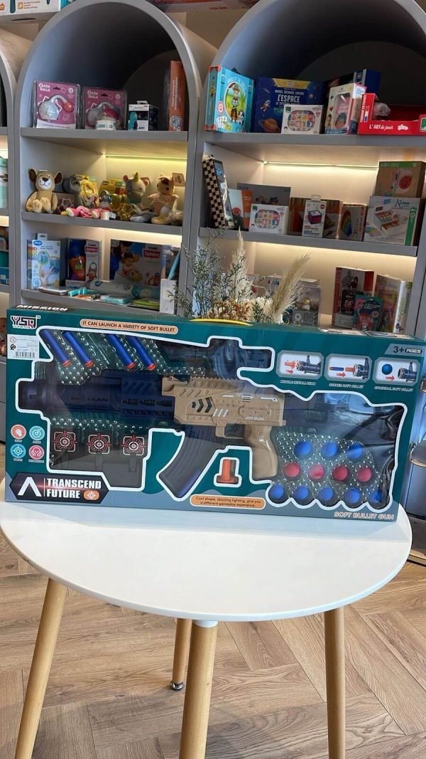 Grand pistolet avec 17 pièce de tire