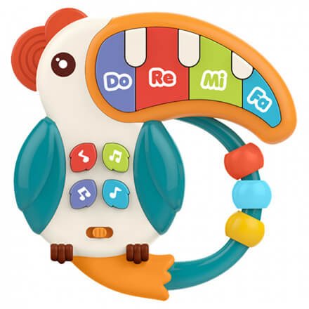 Piano musical perroquet