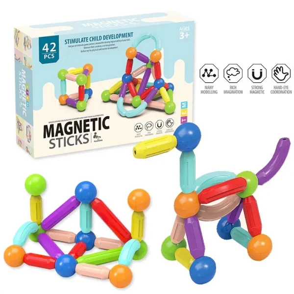 Magnetic sticks 3ans+