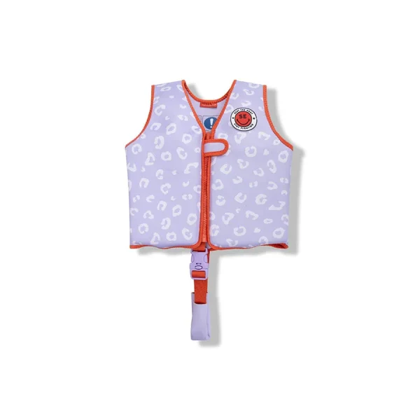 Gilet de bain Léopard | Lilas 3-6 ans
