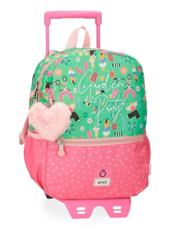 Cartable a roulettes ENSO Garden party 44cm