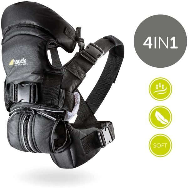 4 way Carrier Black Porte-bébé ergonomique