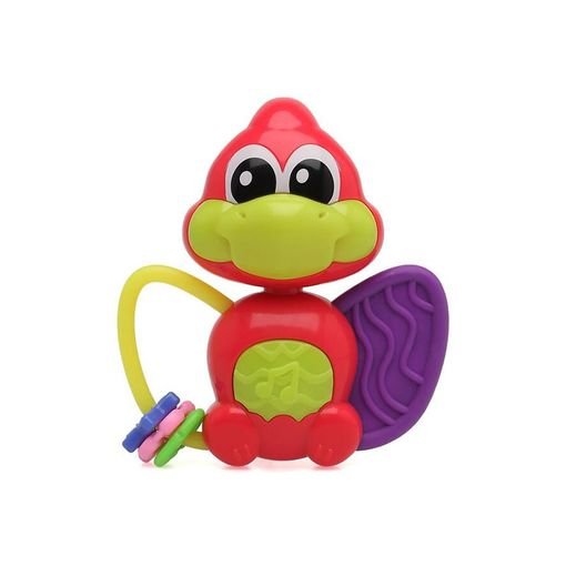 Anneau de dentition-jouet dinosaure rouge