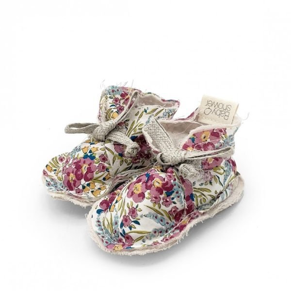chaussons coton liberty swirling