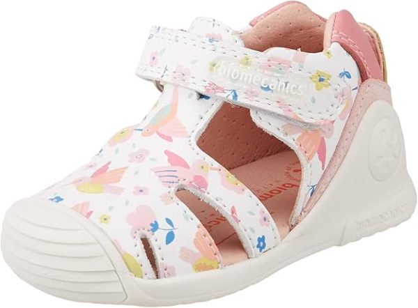 Sandales Premiers Pas filles fleurs/Oiseaux